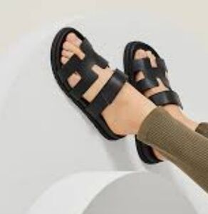 Stylish Black Women's Platform Slide Sandals
